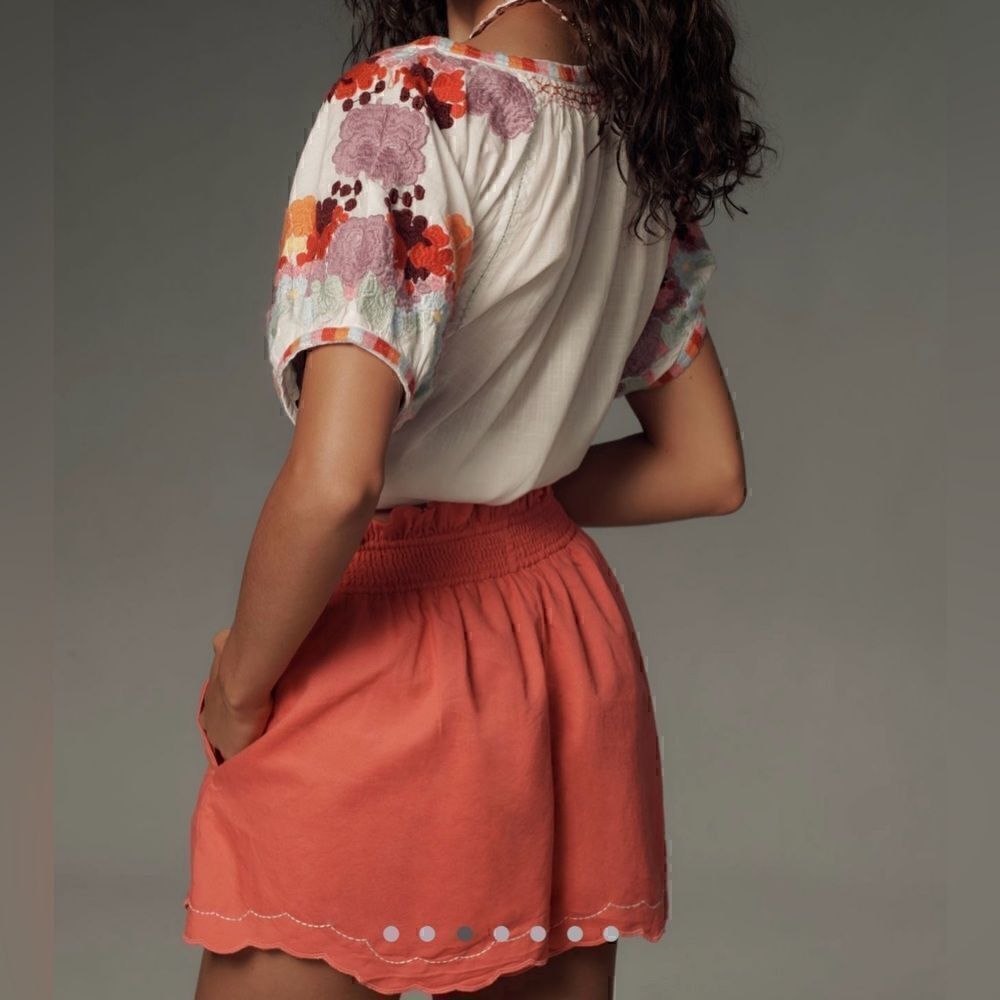 NWT Anthropologie Waist Band Shorts - Picture 2 of 6